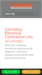 Mobile Screenshot of corneliuselectric.com